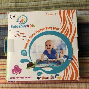NWT SPLASHIN’ KIDS Inflatable Tummy Time Water Mat for Infants & Toddlers